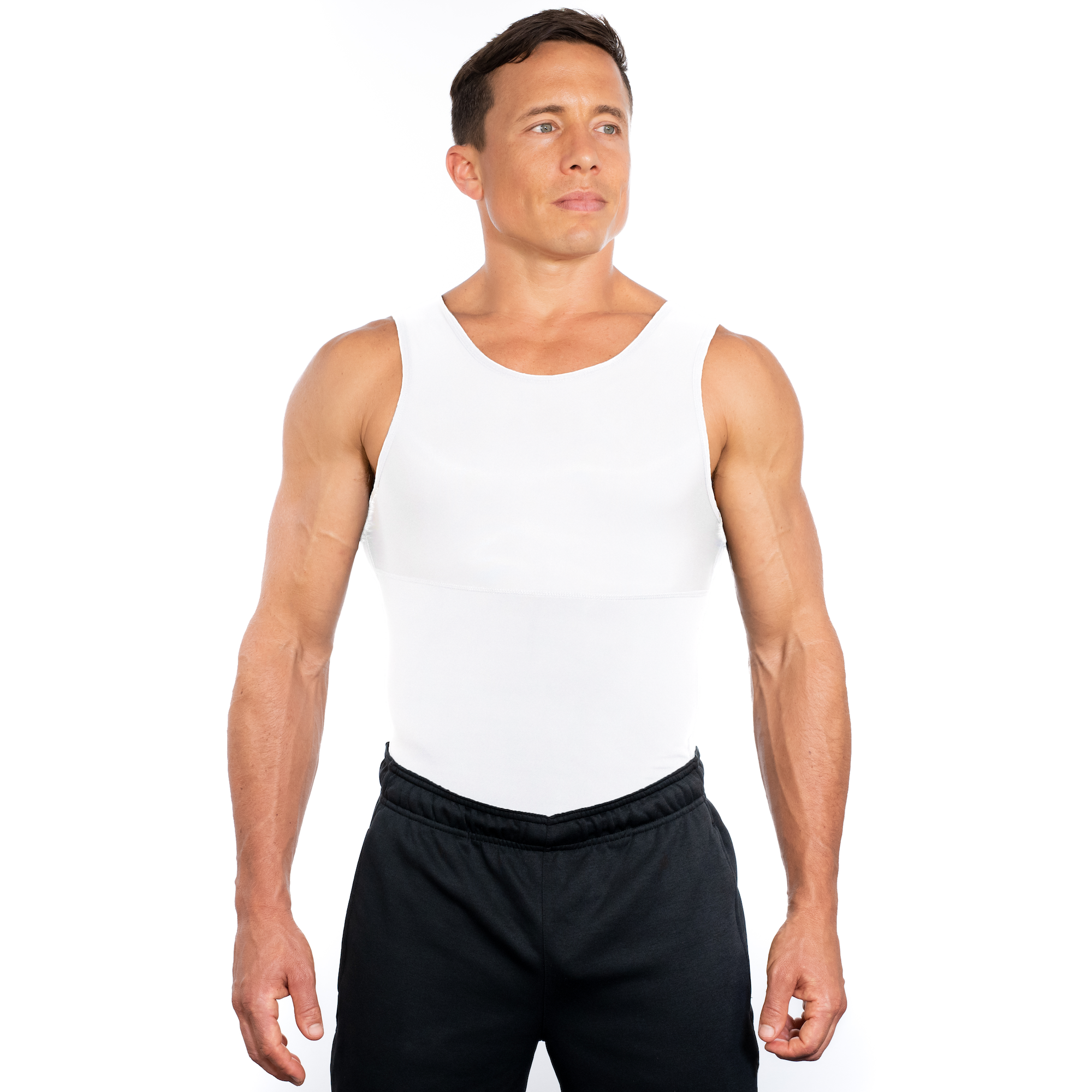 Max Men's Body Shaper Slimming Compression Tank Top