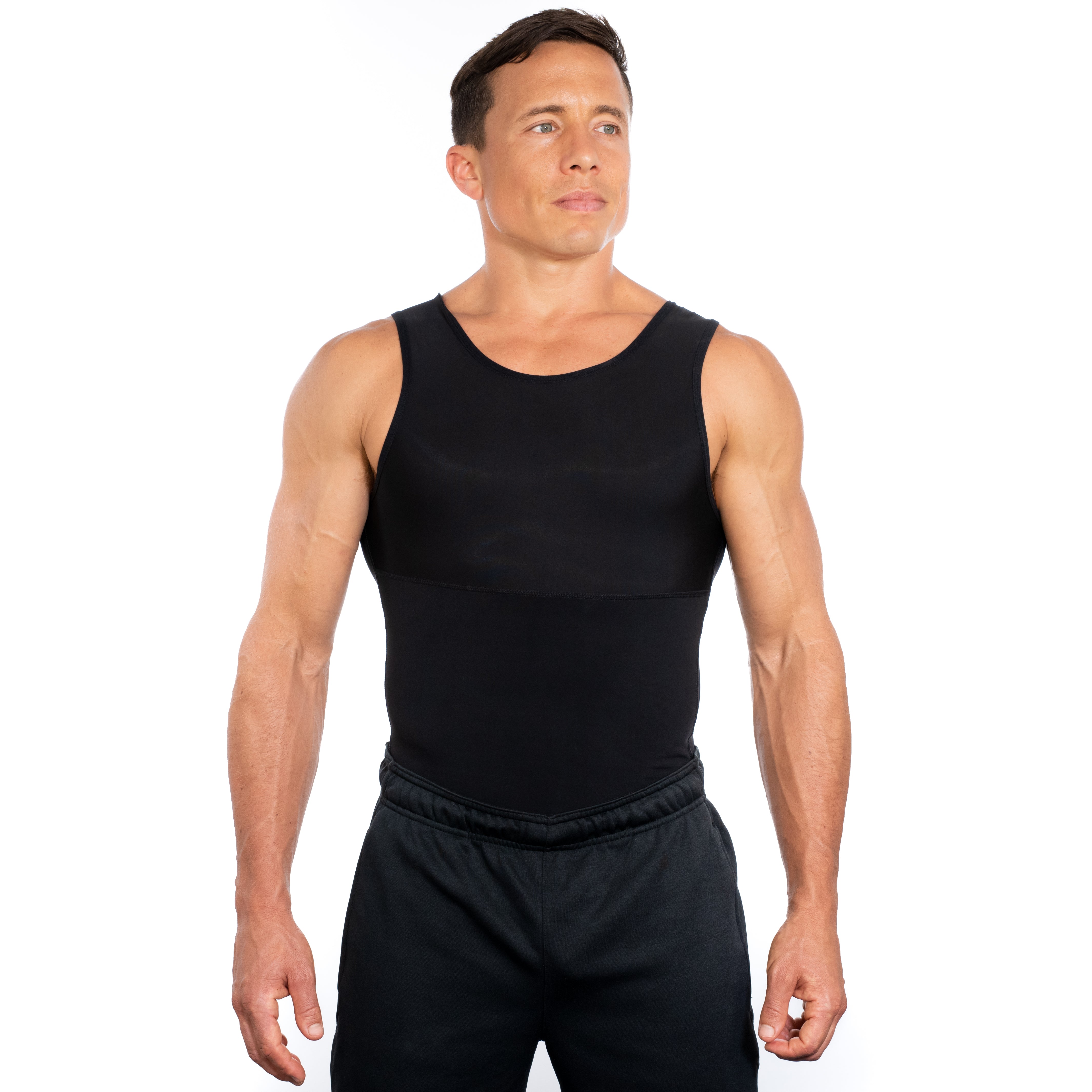 Max Men's Body Shaper Slimming Compression Tank Top