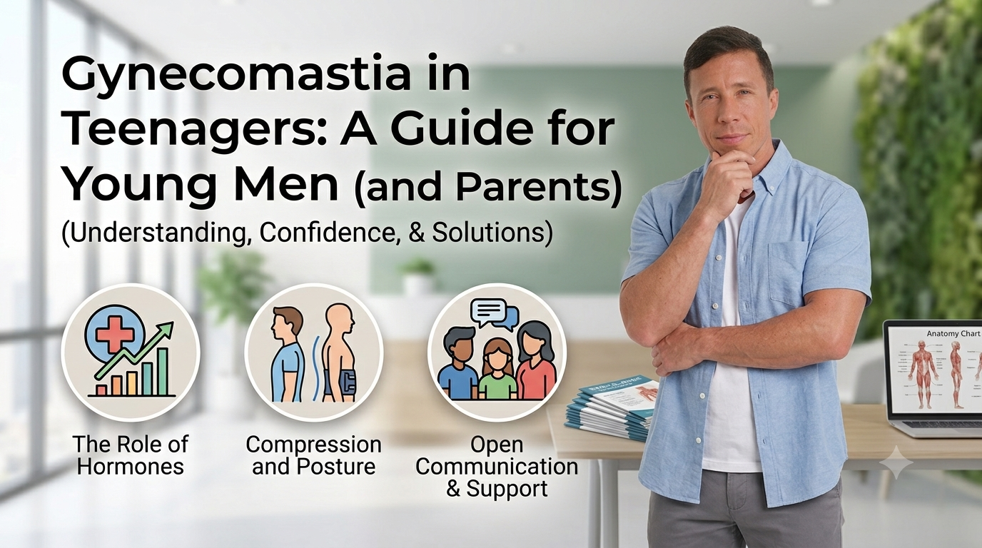 Support and information for teenagers dealing with gynecomastia