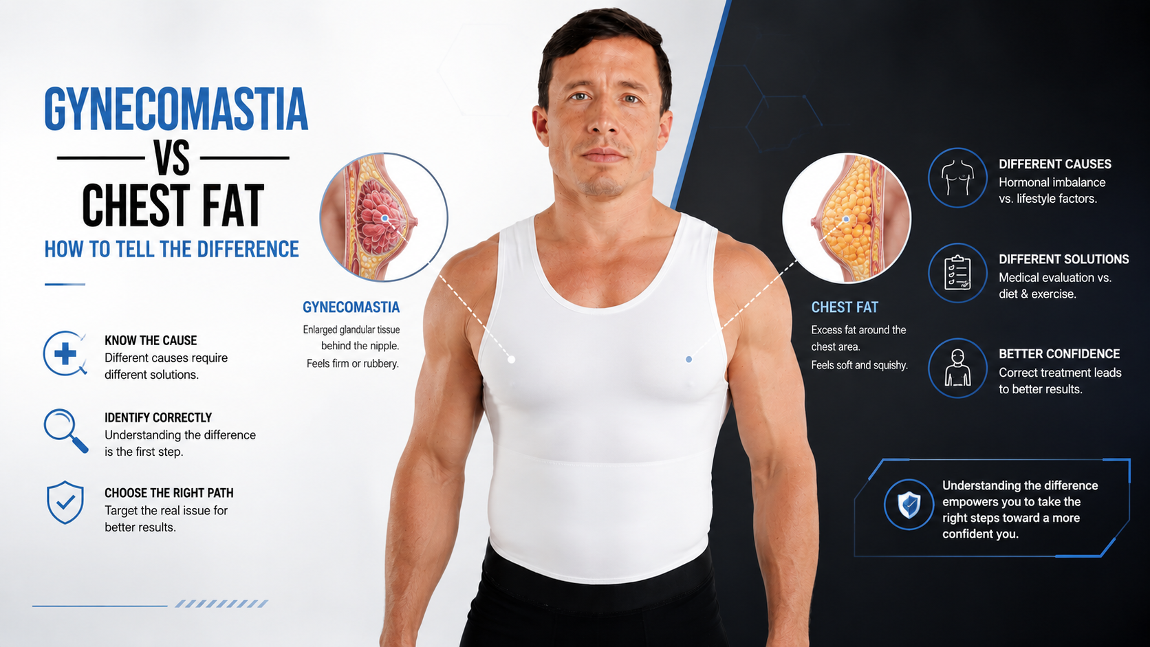 Gynecomastia vs Chest Fat