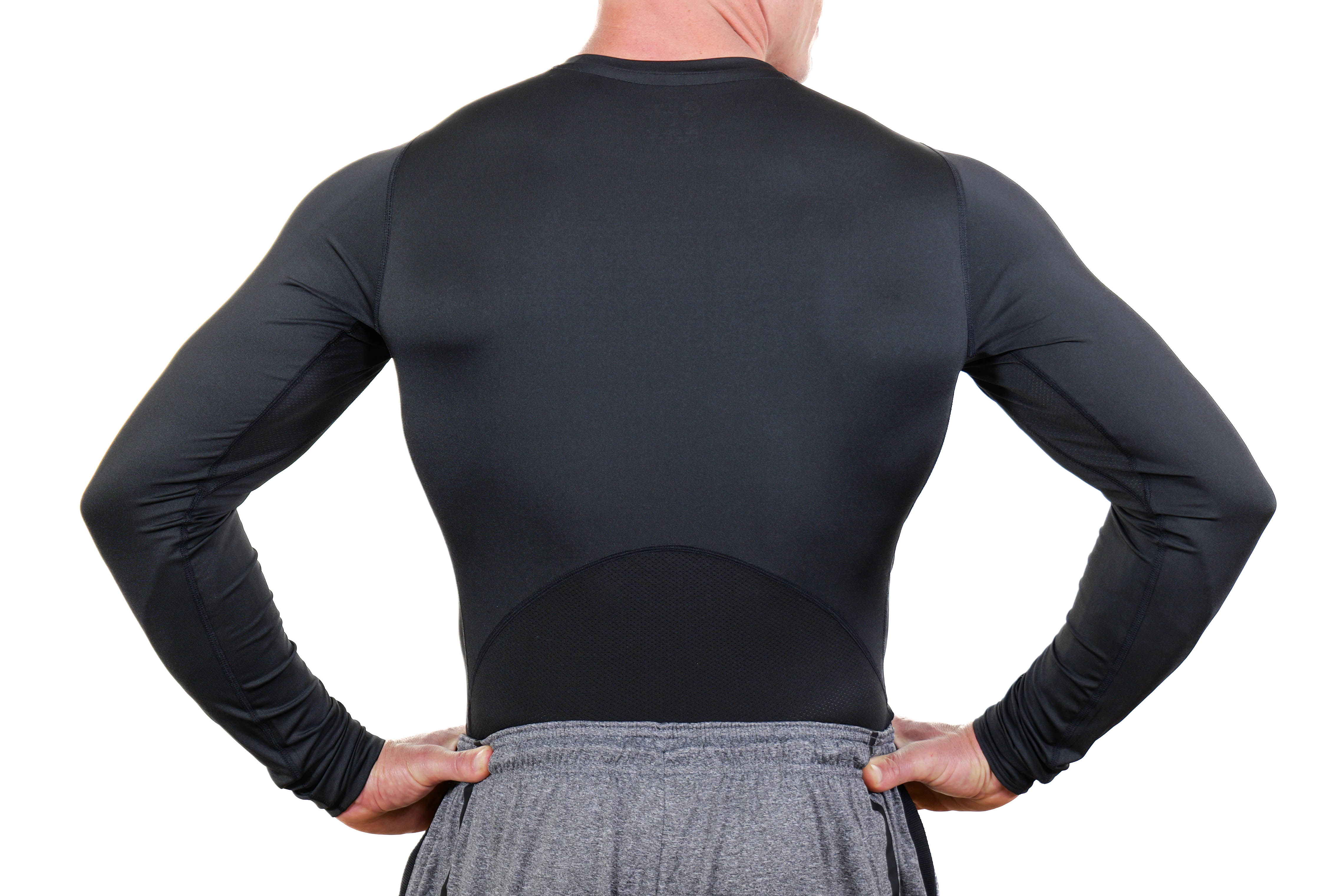 Black Long Sleeve Compression Shirts