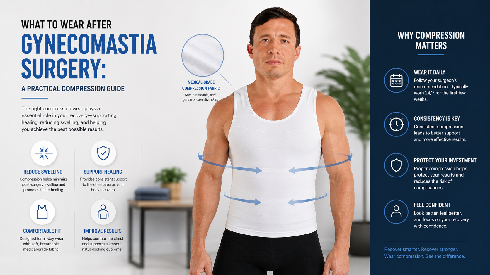 What to Wear After Gynecomastia Surgery A Practical Compression Guide