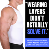 Camiseta interior adelgazante EliteSlim para hombre