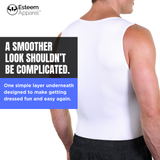 Camiseta interior adelgazante EliteSlim para hombre