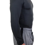 compression shirt long sleeve base layer men undershirt dry fit