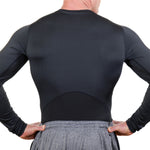 compression shirt long sleeve base layer men undershirt dry fit