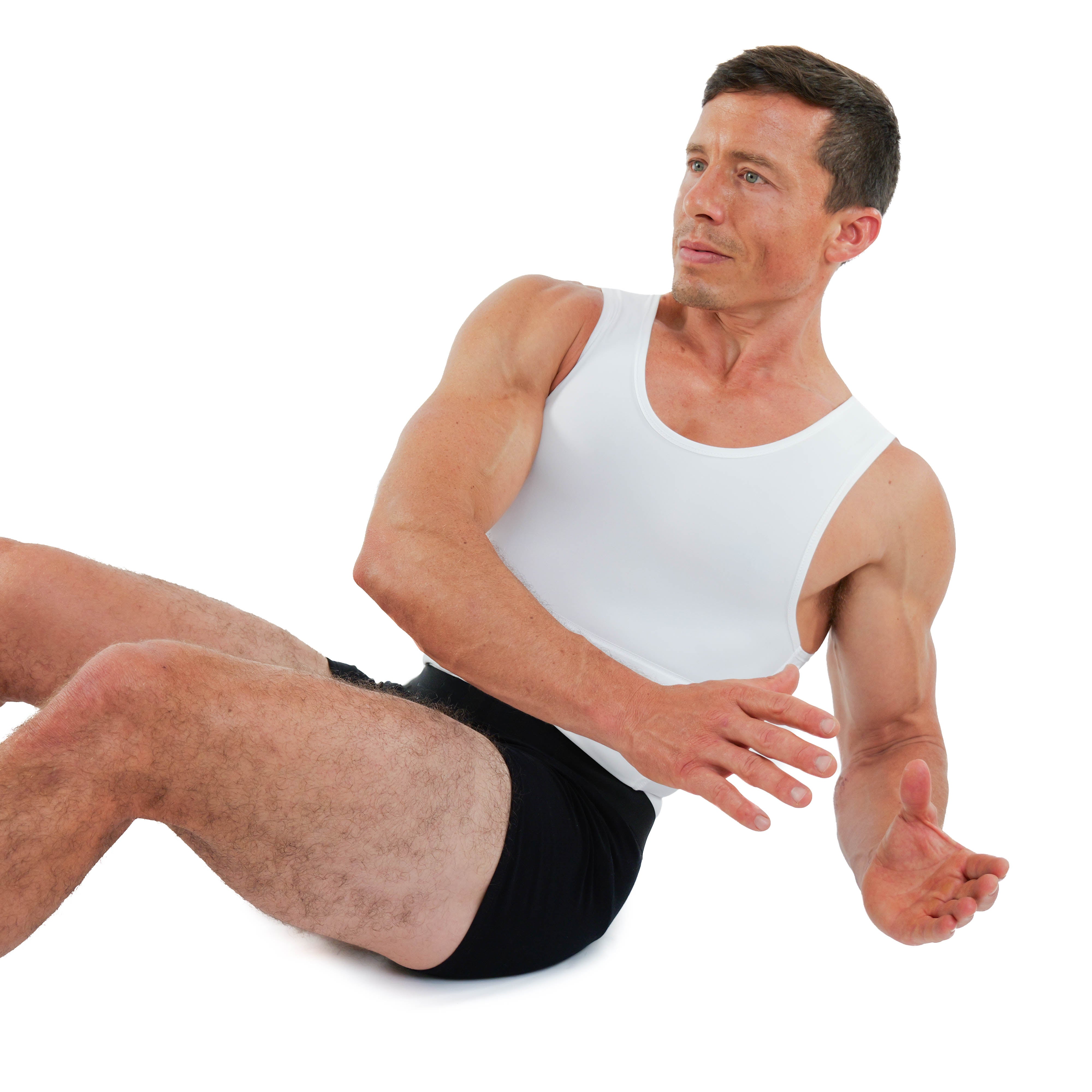 compression shirts for men shapewear binder for gynecomastia esteem apparel