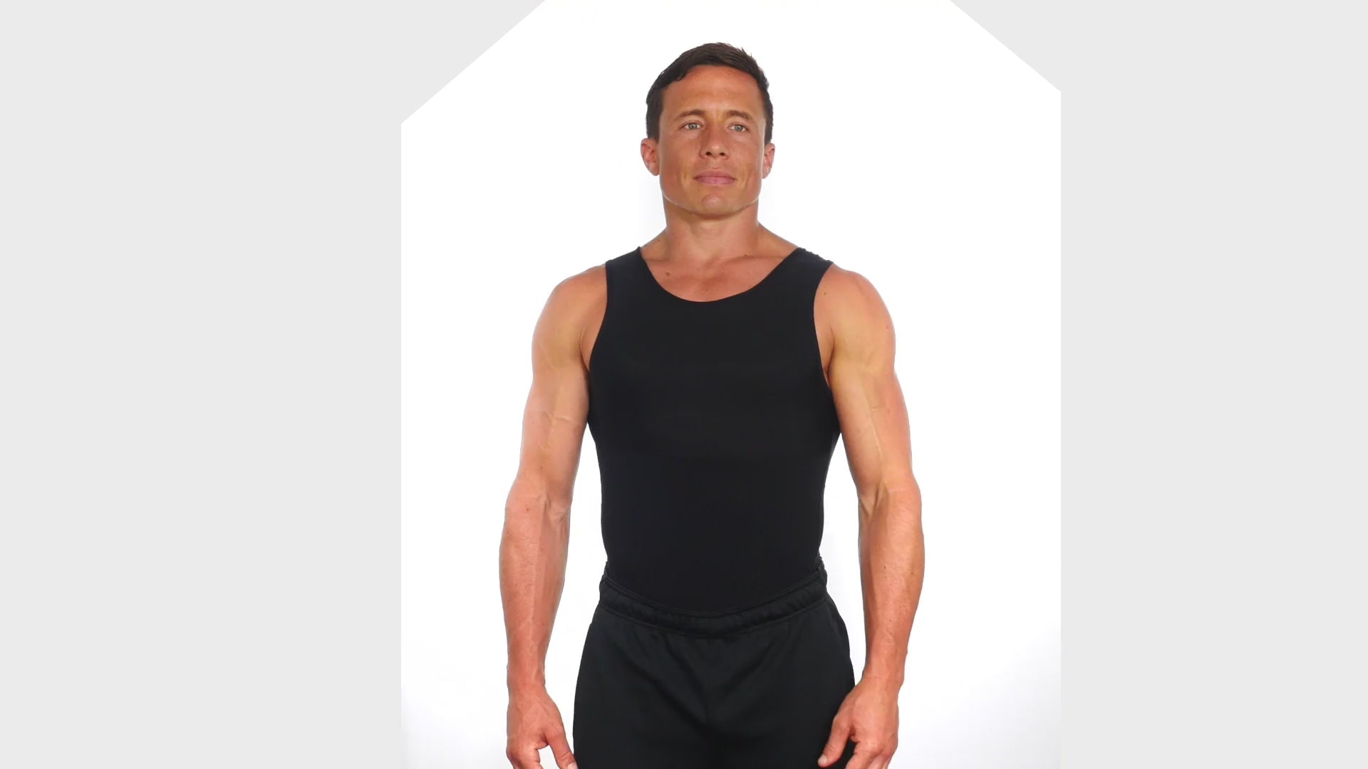 mens body shaper compression undershirts by Esteem Apparel